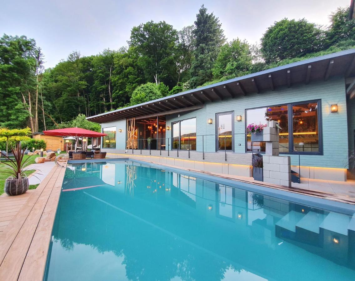 Hotel Erasmus - Mein Genuss- Und Wellnesshotel Trassem Bagian luar foto