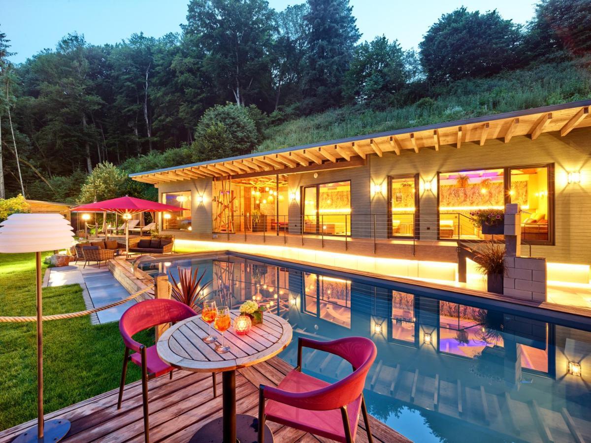Hotel Erasmus - Mein Genuss- Und Wellnesshotel Trassem Bagian luar foto