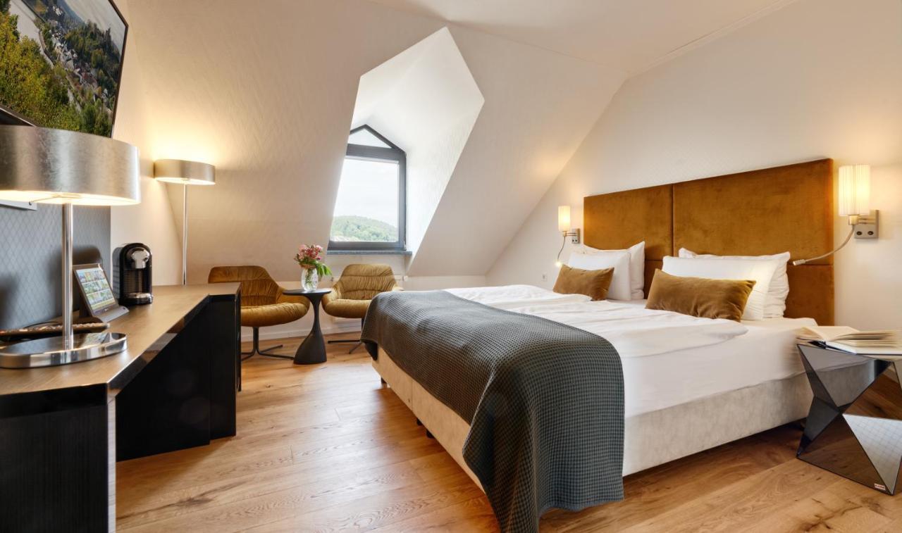 Hotel Erasmus - Mein Genuss- Und Wellnesshotel Trassem Bagian luar foto